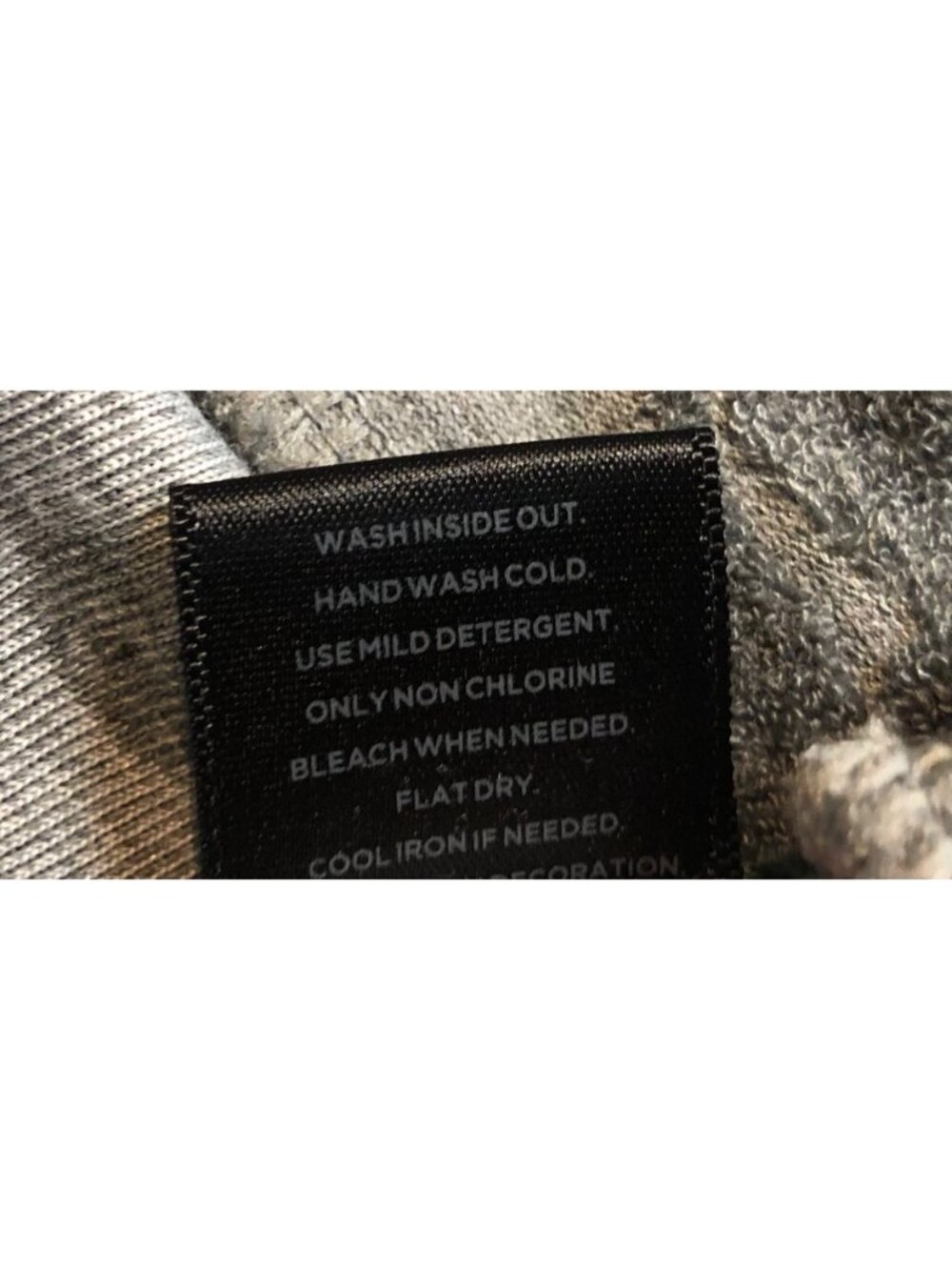 Simply Vera Vera Wang Women's Size PM Gray Textured Crewneck Sweatshirt - Picture 10 of 10